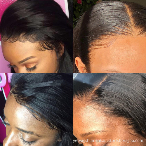 Cheap Raw Straight Brazilian Virgin Human Hair Wig Hd Full Transparent Lace Frontal Wig Swiss Lace Front Wig Human Hair Vendor